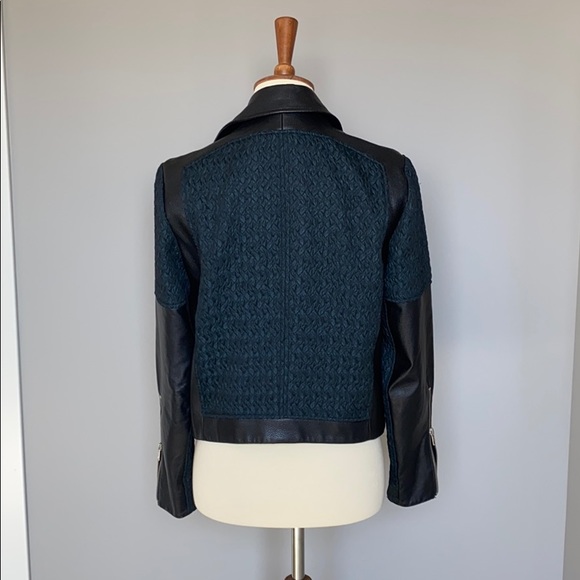 Helmut Lang Peak Cropped Biker Jacket - Picture 5 of 8